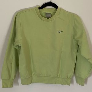 vintage nike - green sweatshirt ♡ s